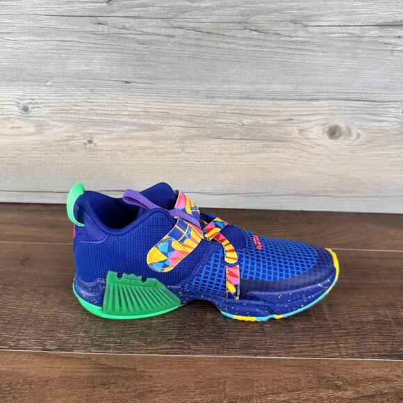 Nike Lebron Witness 7 Kaleidoscope PS Size 2.5Y Deep Royal Blue White DQ8647 400 - Picture 6 of 9